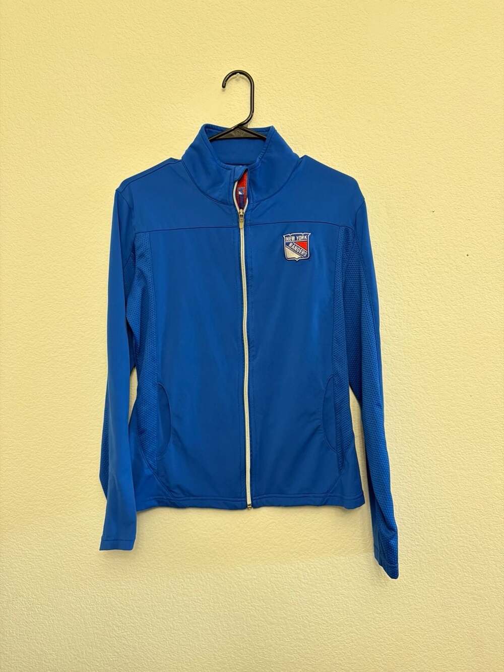 Levelwear New York Rangers NHL Womens Blue Full Zip Track Jacket‎ Size Medium